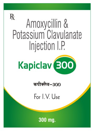 Amoxycillin 250mg, Clavulanic Acid 50mg Injection