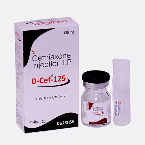 CEFTRIAXONE 125mg INJECTION