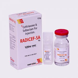 CEFTRIAXONE, SULBACTAM 1500mg INJECTION