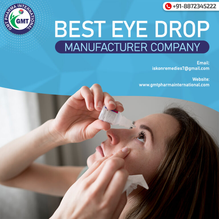Eye Drops Manufacturer in Punjab For effective ophthalmic solution